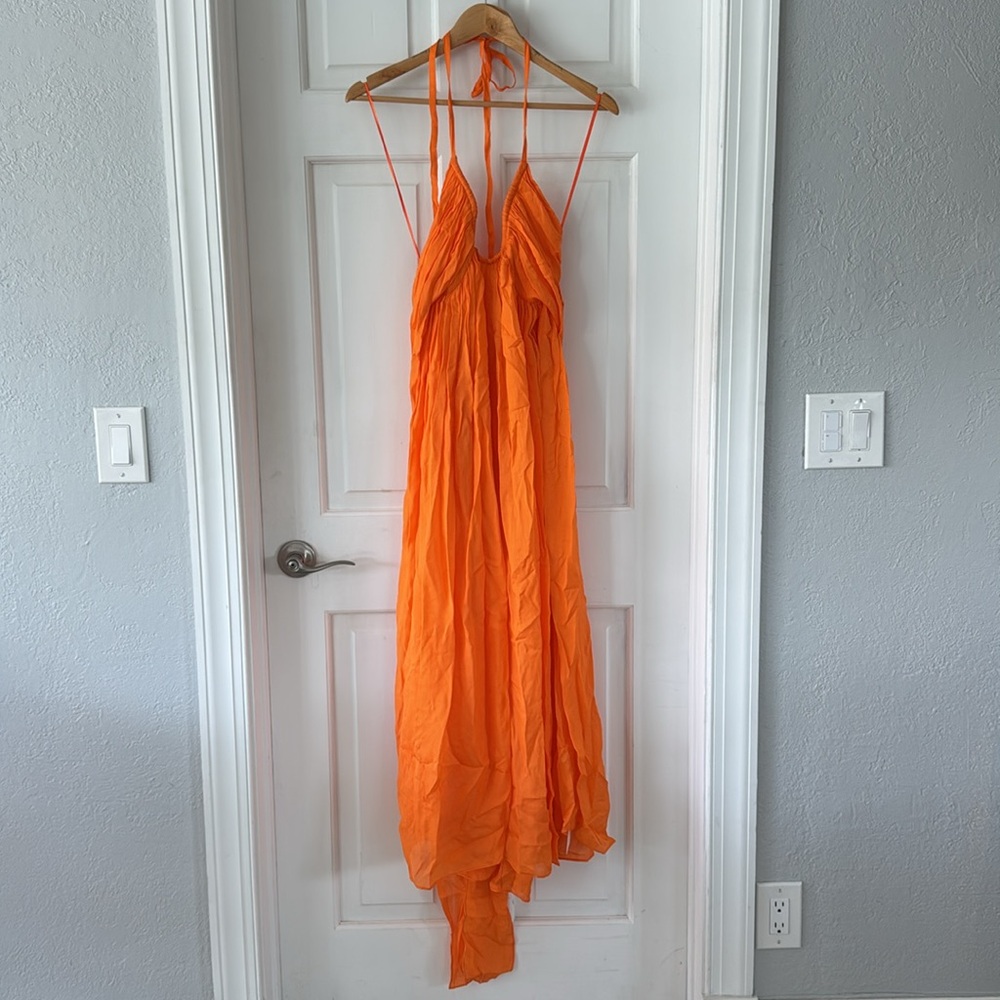 cult gaia Orange Maxi Dress - Picture 6 of 6
